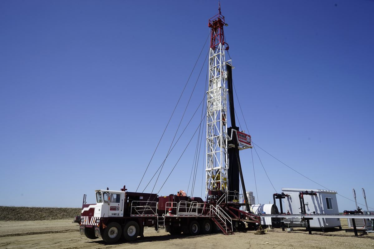 Drilling operations on an EVERGO pad